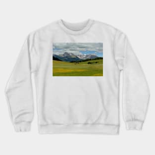 The flowering at Seiser Alm Crewneck Sweatshirt